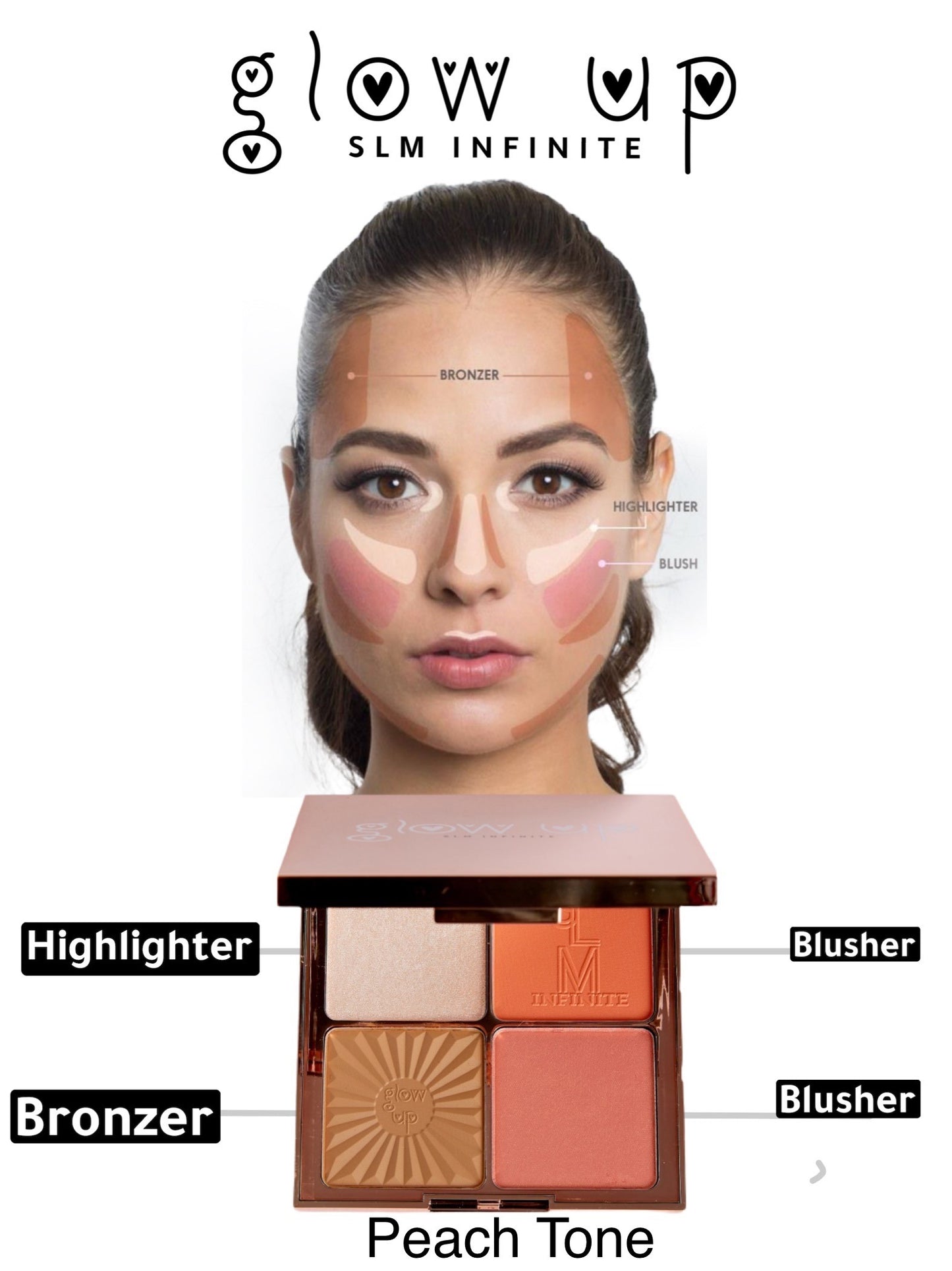 SCULPT GLOW PALETTE / PEACH TONE